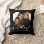 姉妹への贈物 |ハートフォトシスタースクリプト クッション (ブランケット)