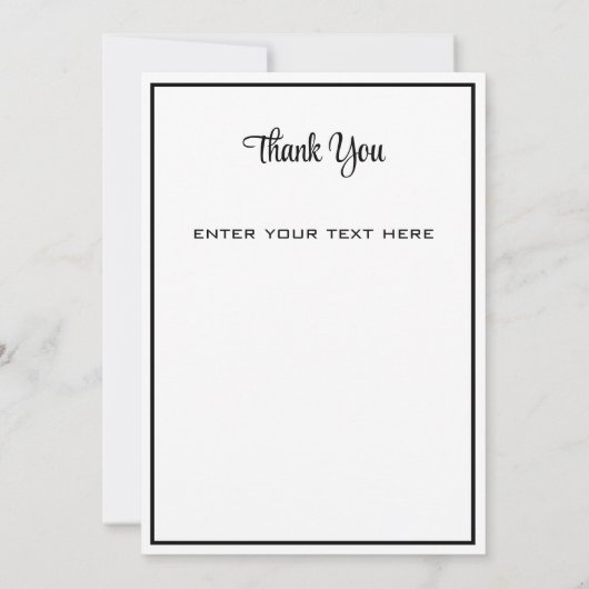 姉妹または任意の近接人間関係見て海 サンキューカード (裏面)