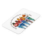 姉妹をテーマにした マグネット (左側)