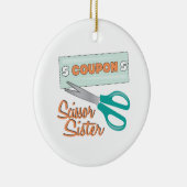 姉妹を切って下さい セラミックオーナメント (右)