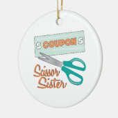 姉妹を切って下さい セラミックオーナメント (左)