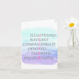 姉妹を形容する言葉 カード