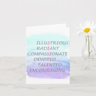 姉妹を形容する言葉 カード