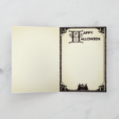 姉妹を持っていること: 挨拶するヴィンテージ カード (内部)