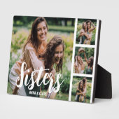 姉妹カスタマイズ写真コラージプラーク フォトプラーク (側面)