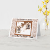 姉妹グリーティングカード カード (黄色い花)