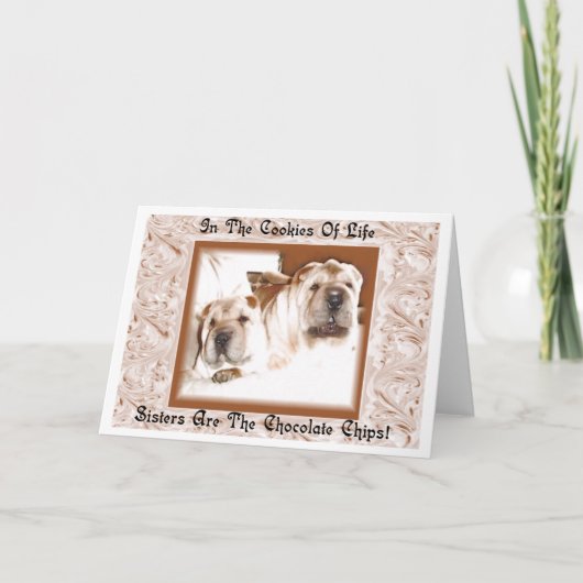 姉妹グリーティングカード カード (正面)