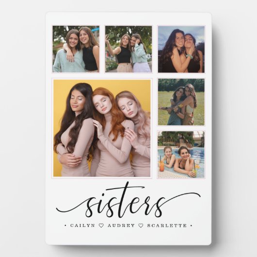 姉妹コラージュのチモダンーム フォトプラーク (正面)