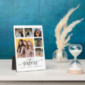 姉妹コラージュのチモダンーム フォトプラーク (側面)