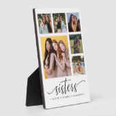 姉妹コラージュのチモダンーム フォトプラーク (側面)