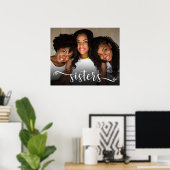 姉妹スクリプト写真ポスター ポスター (ホームオフィス)