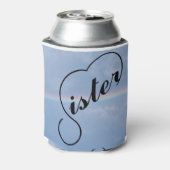 姉妹ハートと虹 缶クーラー (缶裏面)