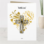 姉妹パーソナライズされた用クリスチャン誕生日カード カード (裏面)