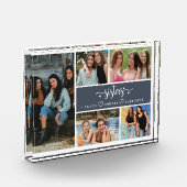 姉妹フォトコラージュ最高のファミリ フォトブロック (左)