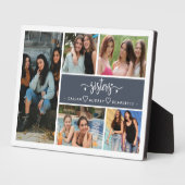 姉妹フォトコラージュ最高のファミリ フォトプラーク (側面)