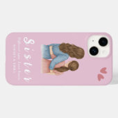 姉妹フォトコラージュiPhone 14ケース - 永遠に Case-Mate iPhoneケース (裏面 (横))