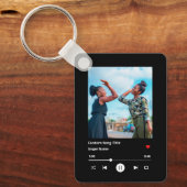 姉妹フォトマッチングカスタム歌 キーホルダー (正面)