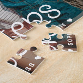 姉妹モダン写真 ジグソーパズル (側面)