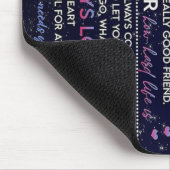 姉妹レディーガールギフトに姉妹誕生日ギフト マウスパッド (コーナー)