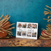 姉妹写真コラージュ用のシスタースクリプトギフト フォトプラーク (側面)