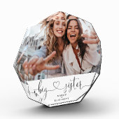 姉妹写真記念物の姉妹脚本贈呈 フォトブロック (左)