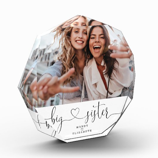 姉妹写真記念物の姉妹脚本贈呈 フォトブロック (左)