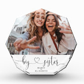 姉妹写真記念物の姉妹脚本贈呈 フォトブロック (正面)