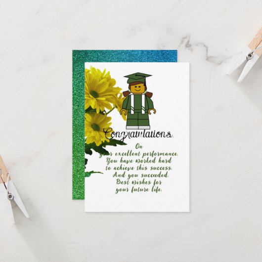 姉妹卒業 カード (正面/裏面インサイチュ)