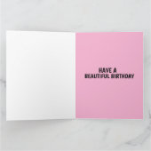 姉妹可愛い生姜キャット誕生日グリーティングカード カード (内部)