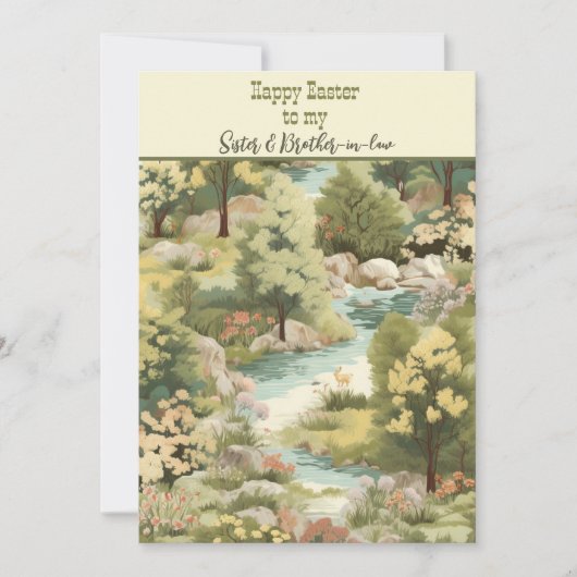 姉妹同士等へのハッピーイースター シーズンカード (正面)