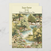 姉妹同士等へのハッピーイースター シーズンカード (正面/裏面)