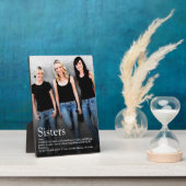 姉妹名言 現代 ファン クール フォトプラーク (側面)