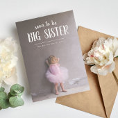 姉妹妊娠写真の告知 案内状