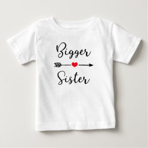 姉妹姉妹~姉妹デザイン ベビーTシャツ