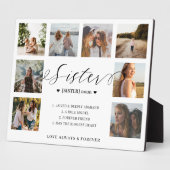 姉妹定義スクリプトフォトコラージュキープサケ フォトプラーク (側面)