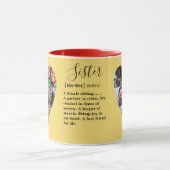 姉妹定義フォトハートコラージョカラフルン マグカップ (中央)