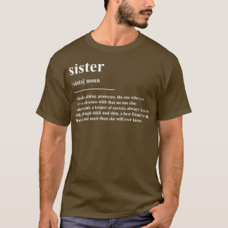 姉妹定義 Tシャツ