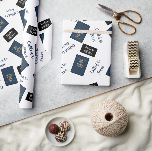 姉妹宣教ラッピング紙 ラッピングペーパー (クラフト)