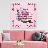 姉妹引用文 キャンバスプリント (インサイチュ (リビング))