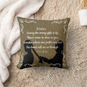 姉妹引用文 クッション (ブランケット)