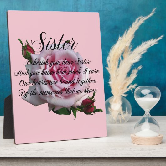 姉妹引用文 フォトプラーク (側面)