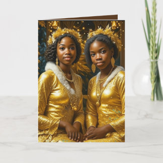 姉妹愛に満ちた折りたたみ式の感謝カード サンキューカード