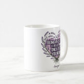姉妹愛引用文:唯一のギフト必要な私 コーヒーマグカップ (正面右)