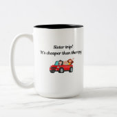 姉妹旅行！セラピーより安い！ツートーンC ツートーンマグカップ (左)