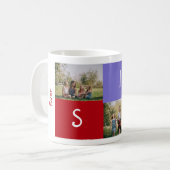 姉妹最高のSIS愛3枚の写真離れ-Hand コーヒーマグカップ (正面左)