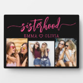 姉妹熱ピンクシスター3フォトコラージュ フォトプラーク (正面)