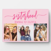 姉妹熱ピンクシスター3フォトコラージュ フォトプラーク