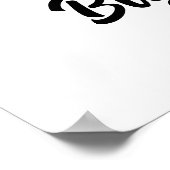 姉妹犬のパーソナライズされた写真 ポスター (角)