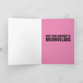 姉妹猫お誕生日ケーキビッグ挨拶カード カード (内部)