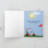 姉妹用ゴルフボールオンティー カード (内部)